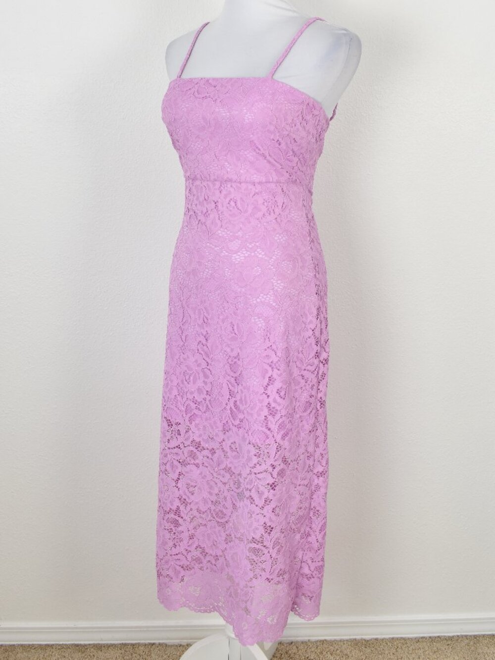 BHLDN Maria Sleeveless Lace Midi Dress NEW - XS - Picture 4 of 11